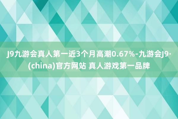 J9九游会真人第一近3个月高潮0.67%-九游会J9·(china)官方网站 真人游戏第一品牌